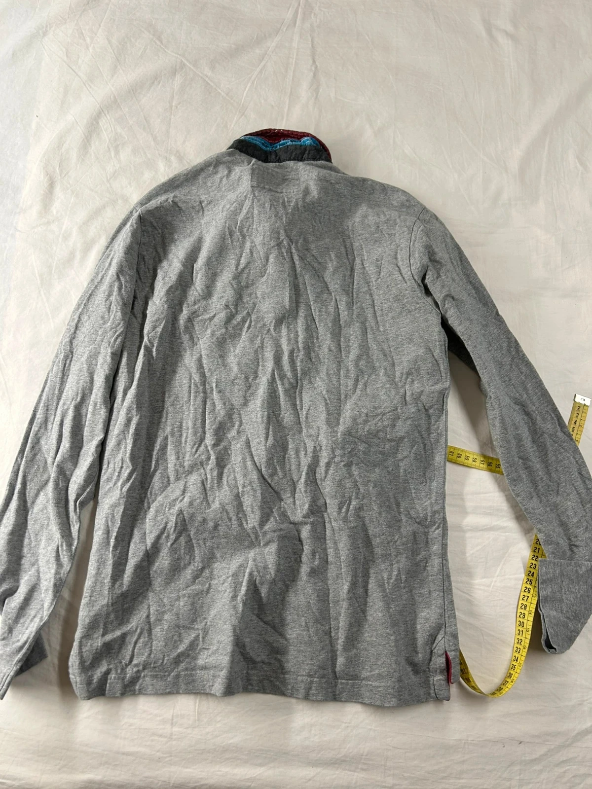 Vintage grey long sleeve polo We renos champions defenders 1968 size L – photo 16